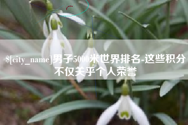 金昌男子5000米世界排名-这些积分不仅关乎个人荣誉