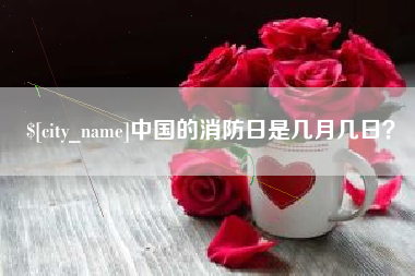 金昌中国的消防日是几月几日？