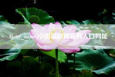 金昌中国消防网官网入口网址