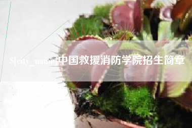 金昌中国救援消防学院招生简章