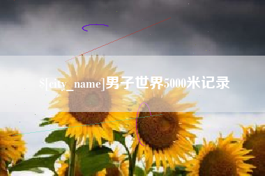 金昌男子世界5000米记录