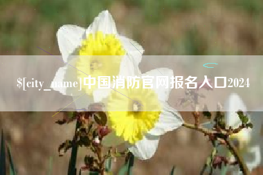金昌中国消防官网报名入口2024