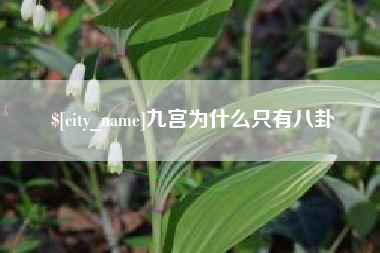 金昌九宫为什么只有八卦
