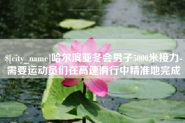 金昌哈尔滨亚冬会男子5000米接力-需要运动员们在高速滑行中精准地完成