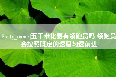 金昌五千米比赛有领跑员吗-领跑员会按照既定的速度匀速前进