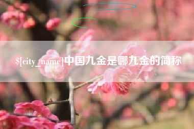 金昌中国九金是哪九金的简称