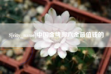 金昌中国金牌哪六金最值钱的