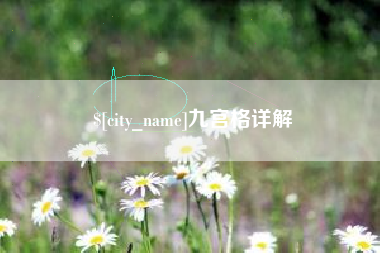 金昌九宫格详解