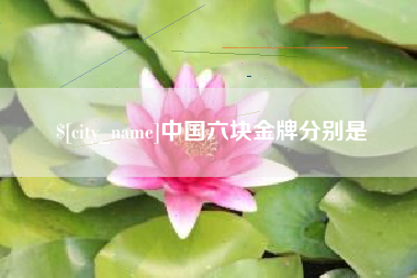 金昌中国六块金牌分别是
